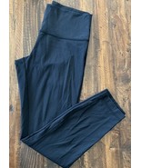 Lululemon Leggings Women Size 6 Black Mid Rise 25” Length Yoga Workout - $404.02 MXN