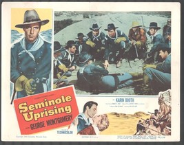 Seminole Uprising 11x14 Lobby Card George Montgomery Karin Booth - £19.47 GBP