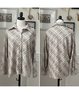 Vintage 70s Ultriana Polyester Dagger Barrymore Collar Button Shirt L - €21,62 EUR