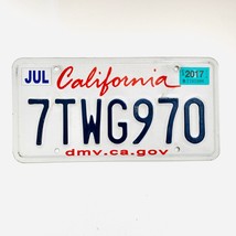 2017 United States California Lipstick Passenger License Plate 7TWG970 - £13.23 GBP