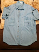 Vintage Columbia Heavyweight Cotton Fishing Shirt XL Teal Columbia Sport... - $22.42