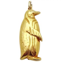 Large Vintage 14K Gold Filled 3D Emperor Penguin Charm Pendant - £27.45 GBP