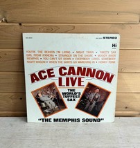 Ace Cannon Live The World&#39;s Tuffest Sax Jazz Vinyl London Record LP 33 RPM 12&quot; - £7.96 GBP