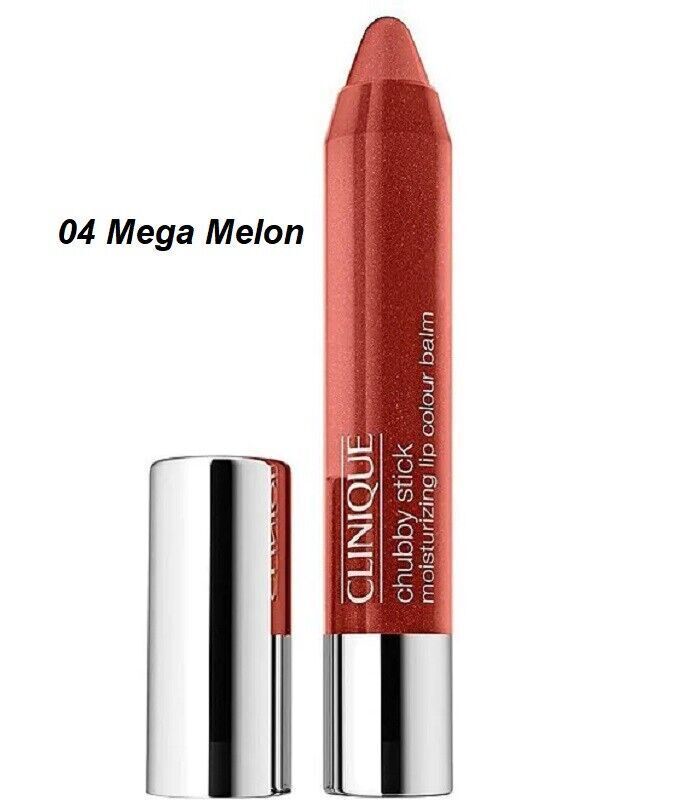 Primary image for Clinique CHUBBY STICK Moisturizing Lip Color Balm 04 MEGA MELON .10 oz NIB