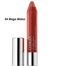 Clinique CHUBBY STICK Moisturizing Lip Color Balm 04 MEGA MELON .10 oz NIB - £13.74 GBP