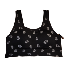 Torrid Black Stretchy Skull Print Padded Bralette Plus Size 3X - £18.77 GBP