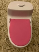 Barbie Doll 2018 Dream House Replacement Part - Toilet With Flushing Sound Works - £11.13 GBP