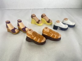MGA Bratz Mixed Shoes Pairs Lot of 4 Boots Heels Sandals - £11.68 GBP