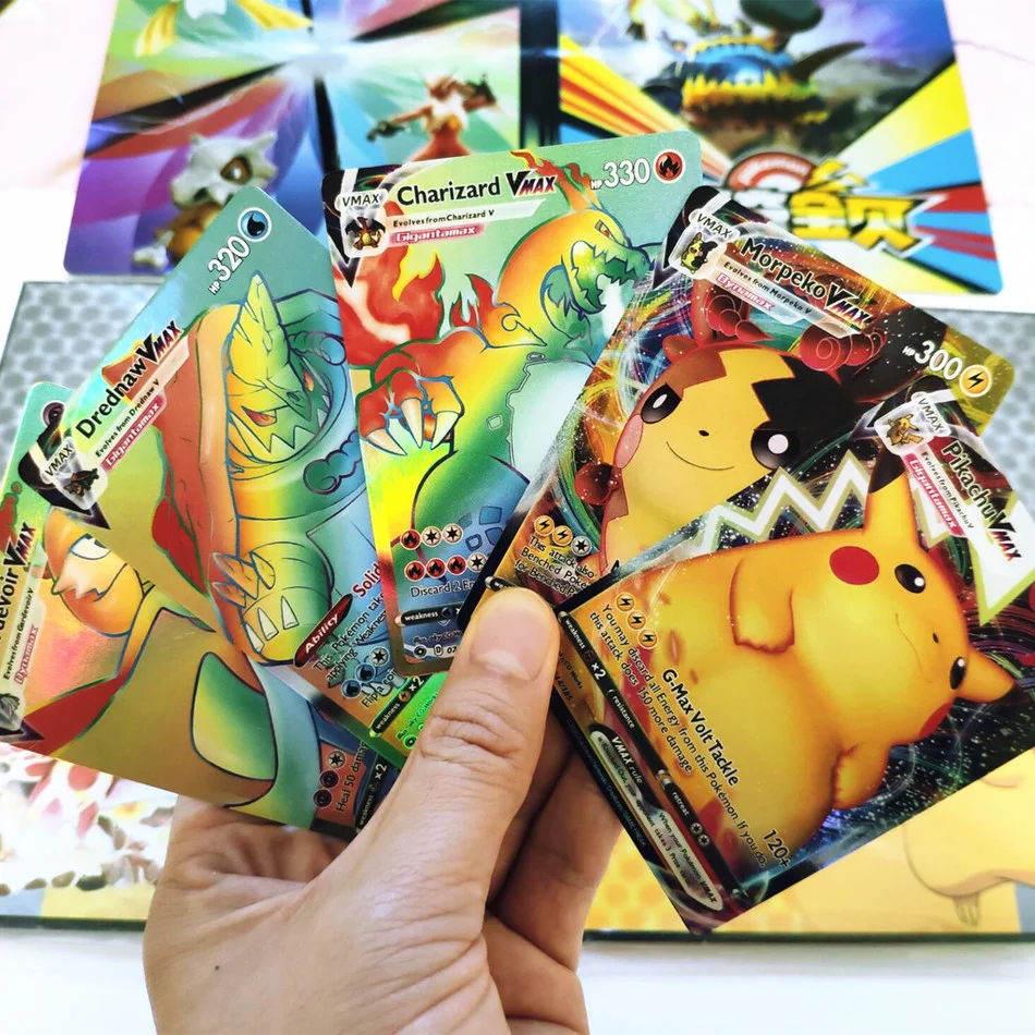 60 Pcs Pokemon Cards English Anime Figure Kids Toys Pokemon Figures Board Games - £28.98 GBP