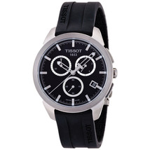 Tissot Men&#39;s Titanium Black Dial Watch - T0694174705100 - £286.57 GBP