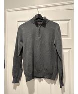 Untuckit Gray Half-Zip Sweater Large - $34.65