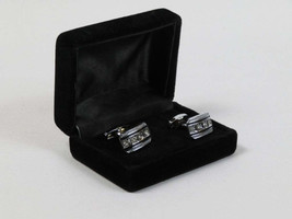 Men's Fashion Cufflinks By J.Valintin Silver/Gold Plated and Stones JVC-3 image 2