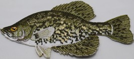 Nature&#39;s Bounty Beautiful Custom Fish Portraits [Crappie] Embroidered Iron On/Se - £13.16 GBP