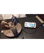 Elephant 3 Stone / Resin Pillar Candle Holder Elephants Heavy RARE Made ... - $38.51
