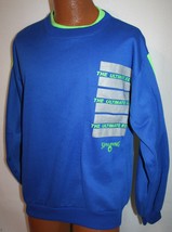 Vintage 80s Spalding The Ultimate Edge Sweatshirt L Double Collar Hong Kong Vtg - £47.58 GBP