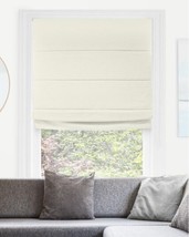 Chicology Cordless Blackout Fabric Privacy Roman Shade - Del Mar Moon Shell - £26.16 GBP+