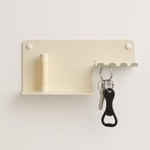 IKEA HAVREKROSS Beige Wall Organizer w/ Hooks 9&quot; x 5&quot; New 005.694.12 - €11,92 EUR