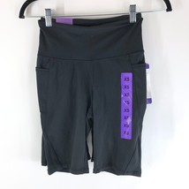 Danskin Womens Bike Shorts 2 Pack Pockets Pull On Stretch Black Size XS - $19.24