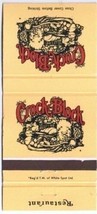 Crock and Block Restaurant Matchbook Cover - £1.49 GBP