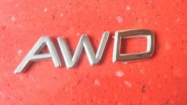 03-16 Volvo XC70 AWD Emblem Letters Logo Symbol Badge Trunk Gate Rear Chrome B68 - $9.90