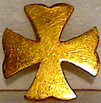 Bright Gold Plated US Army Spanish-American War Era Officer&#39;s Collar Pin... - £11.44 GBP