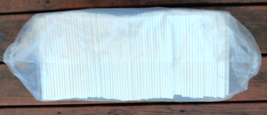 Boardwalk Unwrapped Paper Straws 7 3/4&quot; x 1/4&quot; White/Blanco 2,400/Pack - £7.99 GBP