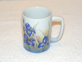 Vintage Otagiri Blue Royal Iris Ceramic 8 Oz Coffee Tea Cup (G09) Guc - £10.18 GBP