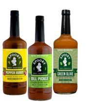 Spooky Craft Cocktails Non-alcoholic Bloody Mary Mix, Variety 3-Pack 32 fl. oz. - £24.77 GBP