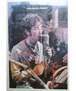 JOHN LENNON Give Peace A Chance Vintage Poster 80*52 cm Folded Beatles C... - $49.50