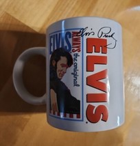 Elvis Presley Coffee Tea Mug 10oz Cup &quot;Always The Original&quot; Signature Pr... - £13.35 GBP