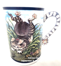 Gary Patterson Comical Cats On The Prowl Porcelain Mug Danbury Mint Vtg ... - £16.55 GBP