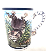 Gary Patterson Comical Cats On The Prowl Porcelain Mug Danbury Mint Vtg ... - $28.85 CAD