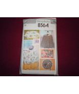 NEW VNTG.SIMPLICITY 8364 TABLECLOTHS NAPKINS &amp; REVERSIBLE PLACE MATS &amp; C... - $7.99