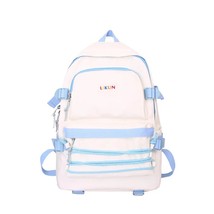 Japanese Harajuku School Backpack Large Capacity College Backpack Splicing High  - £136.53 GBP