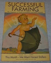 Old Vintage Successful Farming Magazine January 1934 - £7.03 GBP