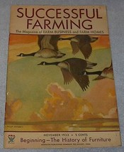 Vintage Successful Farming Magazine November 1933 - $7.95
