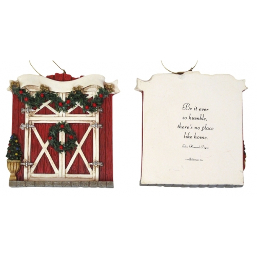 IWGAC Roman Barn Door Ornament to Personalize - $46.14