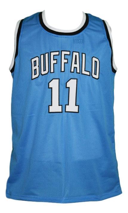 Bob mcadoo  11 custom college buffalo basketball jersey blue   1