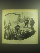1945 Cartoon By Robert J. Day - I&#39;m sorry, Santa has been Called Away - £14.82 GBP
