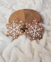 Gingerbread Snowflake Ornaments ~ Set Of 2 - $34.58