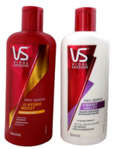 2 Pack Shampoo &amp; Conditioner PRO SERIES BOOST LIFT VOLUME VS VIDAL SASSO... - £50.69 GBP