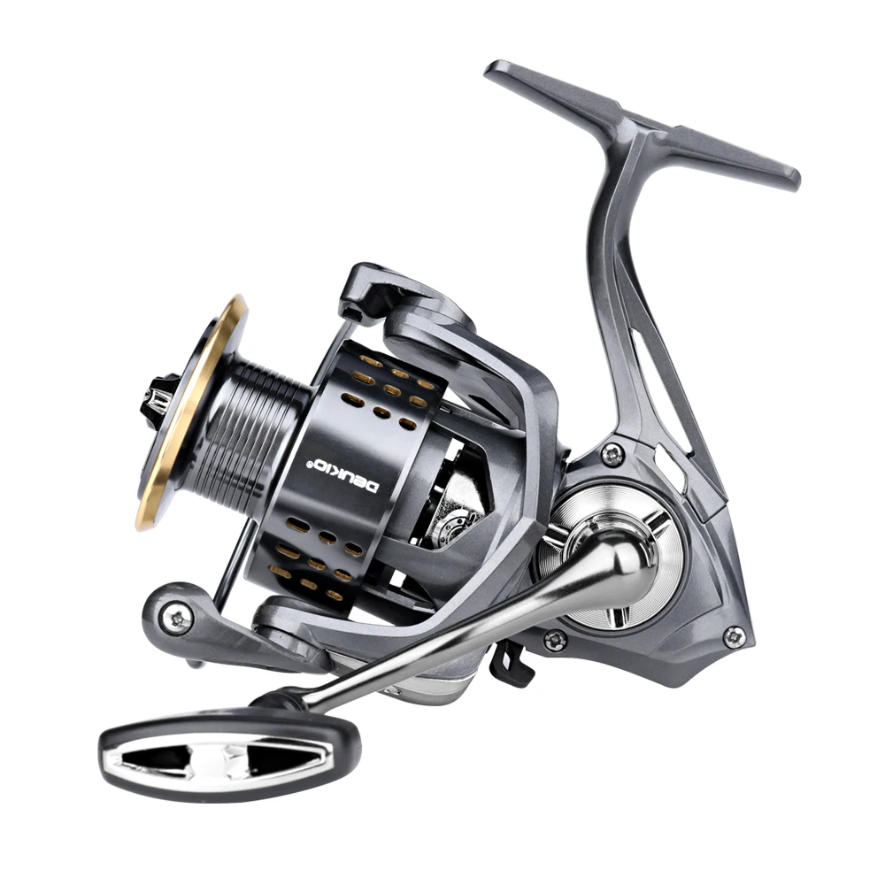 2024 DEUKIO Fishing Reels Spinning Max Drag 15KG Carretilha De Pesca   Feeder Sp - $55.27