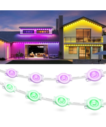 200Ft Permanent Outdoor Lights for House, 2025 Smart RGB LED outside Lights - $2,625.46 MXN
