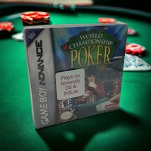 World Championship Poker Gameboy Advance Factory Sealed Some Tears Vtg 2001 GBA - £11.77 GBP