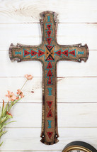 Southwestern Aztec Mayan Tribal Vector Arrow Symbols Artistic Wall Cross Decor - £27.33 GBP