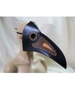 Black Brown Plague Doctor Mask Bird Beak Steampunk Medieval Apocalypse B... - €16,83 EUR