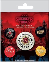 Stranger Things 4 Hellfire Club 5 Piece Badge Set - £10.82 GBP