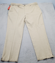 Greg Norman Pro Fit Pants Men&#39;s 40/30 Brown Microlux Play Dry Golf Perfo... - $29.41