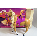 Vintage 1993 Barbie High Stepper Palomino Walking Horse #911 untested - $23.92 CAD