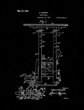 Porch Swing Patent Print - Black Matte - £6.25 GBP+